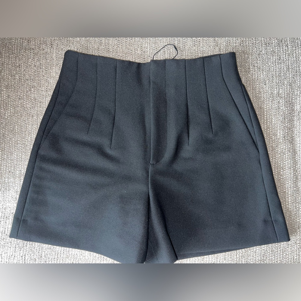 Zara Black High Waist Women Shorts